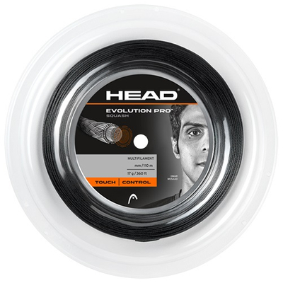 Струны для сквоша Head Evolution Pro 1.25 110 метров Black