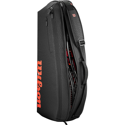 Сумка Wilson Clash V3 Super Tour 3PK Black/Infrared