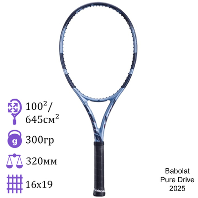 Теннисная ракетка Babolat Pure Drive 2025