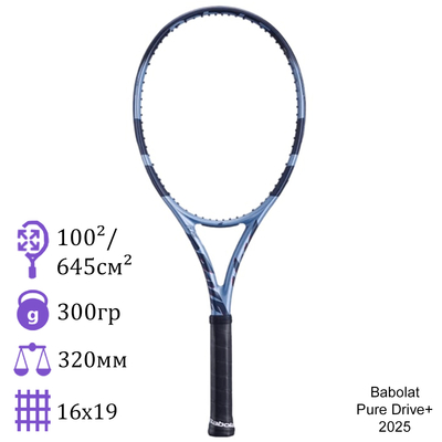 Теннисная ракетка Babolat Pure Drive+ 2025