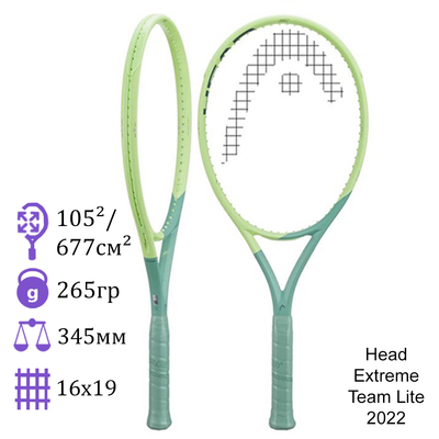 Теннисная ракетка Head Extreme Team Lite 2022