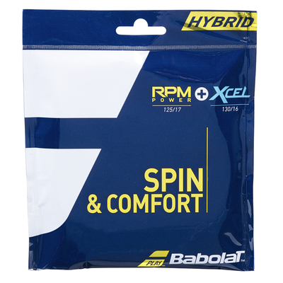 Теннисная струна Babolat Hybrid RPM Power 1.25 + Xcel 1.30 12 метров