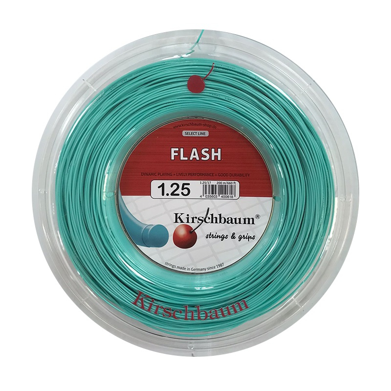 Теннисная струна Kirschbaum Flash Mint 1,25 200 метров