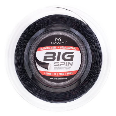 Теннисная струна Mayami Big Spin 1,25 200 метров