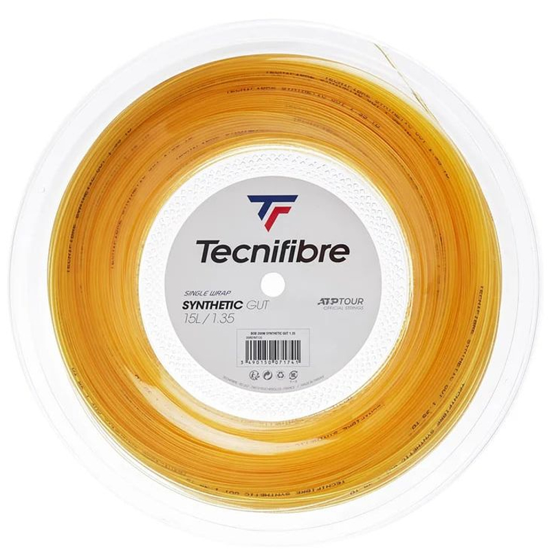 Теннисная струна Tecnifibre REEL 200M SYNTHETIC GUT 1,35