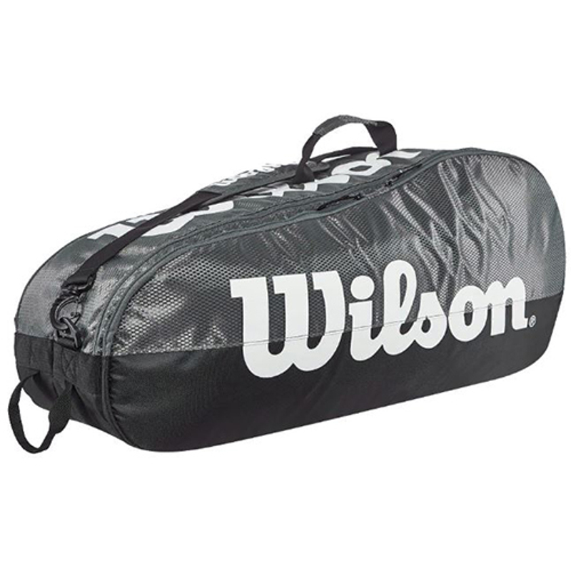 Теннисная сумка Wilson Team 2 Comp Grey на 6 ракеток