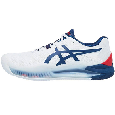Теннисные кроссовки Asics Gel-Resolution 8 Clay White/Mako Blue