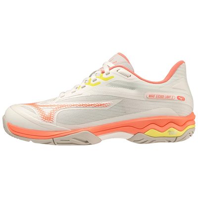 Теннисные кроссовки Mizuno Wave Exceed Light 2 AC White/Coral