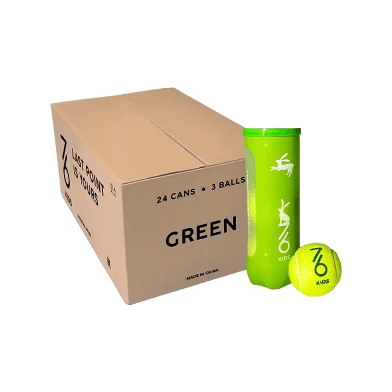 Теннисные мячи 7/6 Green 3 X 24