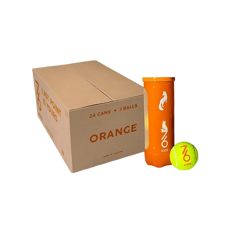 Теннисные мячи 7/6 Orange 3 X 24