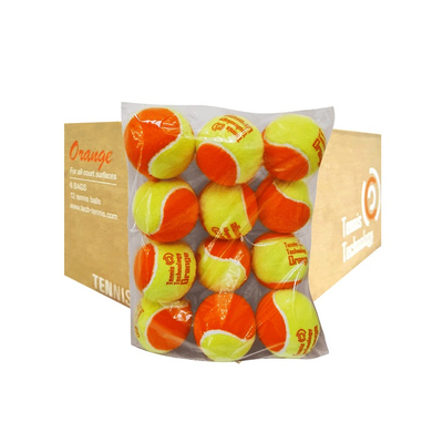 Теннисные мячи Tennis Technology Orange 72 мяча (6x12) оранжевые