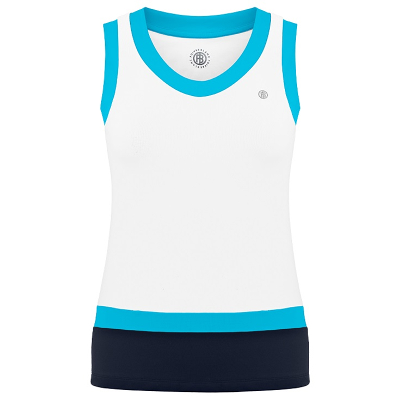 Топ Poivre Blanc Tank Top W (Белый/Голубой)