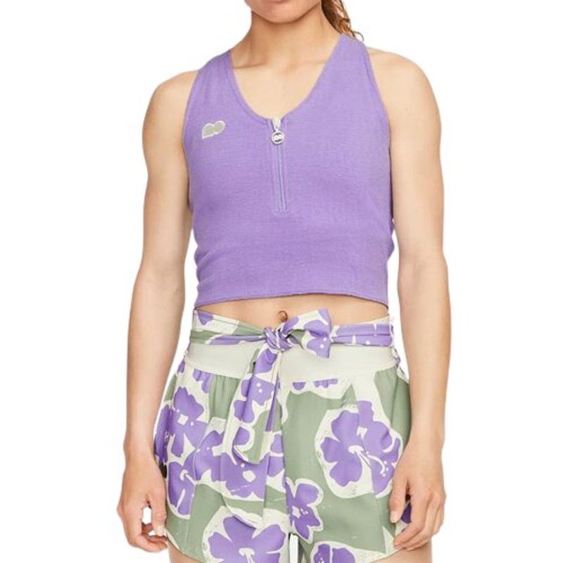 Топ Nike Crop Naomi Osaka Space Purple/Coconut Milk
