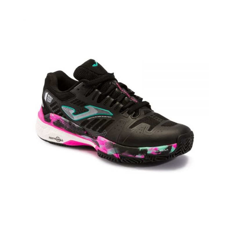 Теннисные кроссовки Joma T.Slam Clay Lady 2201 Black/Fuchsia