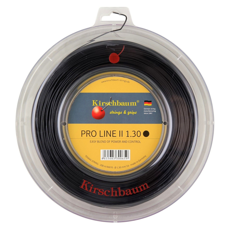 Теннисная струна Kirschbaum Pro Line 2 1,30 чёрная 200 метров