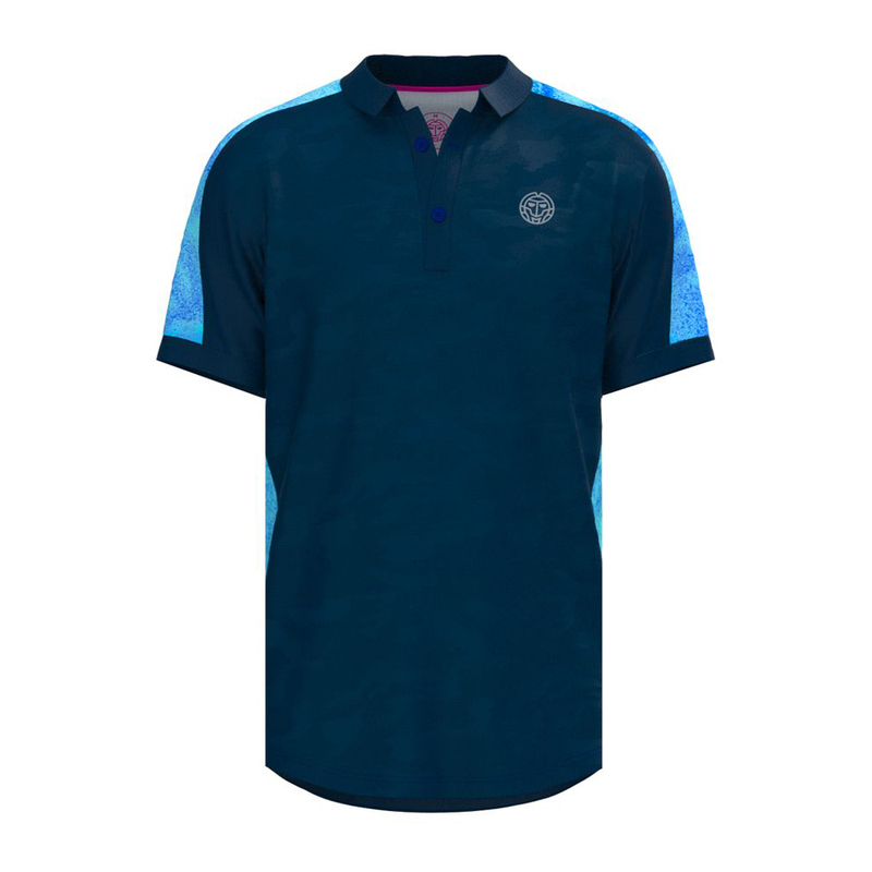 Поло мужское Bidi Badu Beach Spirit Dark Blue/Blue