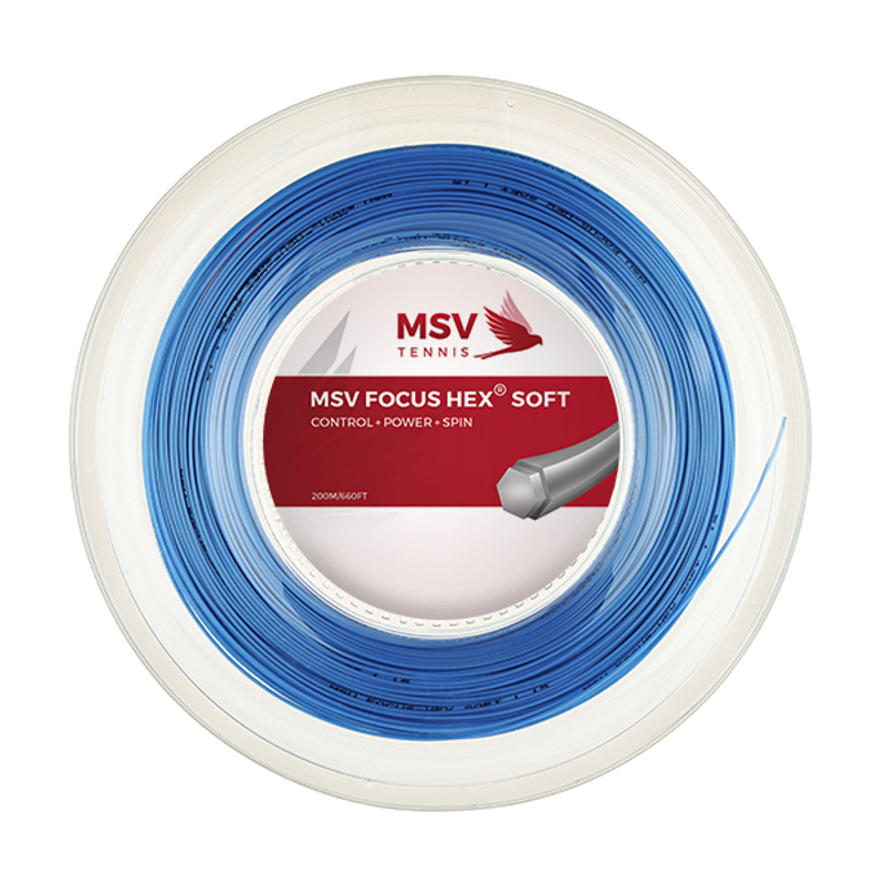 Теннисная струна MSV Focus-Hex Blue 1,27 200 метров
