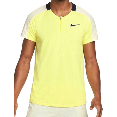 Поло Nike Court Dri-Fit Slam Tennis Polo M (Желтый/Белый)