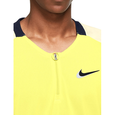 Поло Nike Court Dri-Fit Slam Tennis Polo M (Желтый/Белый)