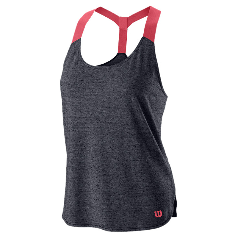 Топ теннисный Wilson Competition Flecked Tank W (Ebony)
