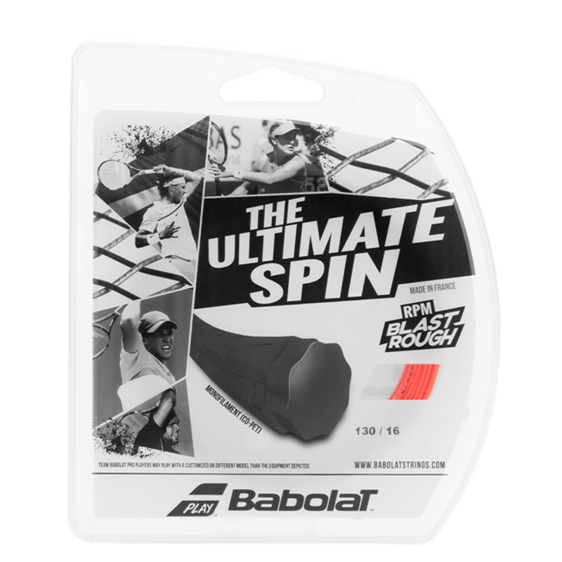 Теннисная струна Babolat RPM BLAST ROUGH 1,25 флуоресцентно-красный 12 метров