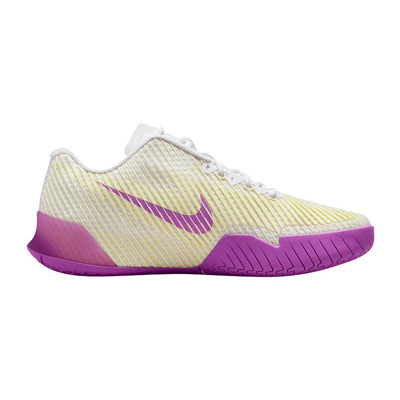 Кроссовки женские Nike Court Air Zoom Vapor 11 (Белый/Фиолетовый/Желтый ...