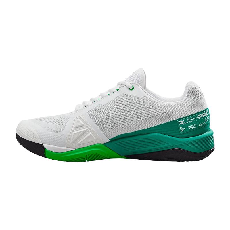 Кроссовки мужские Wilson Rush Pro 4.0 M Clay (White/Bosphorus/Green ...