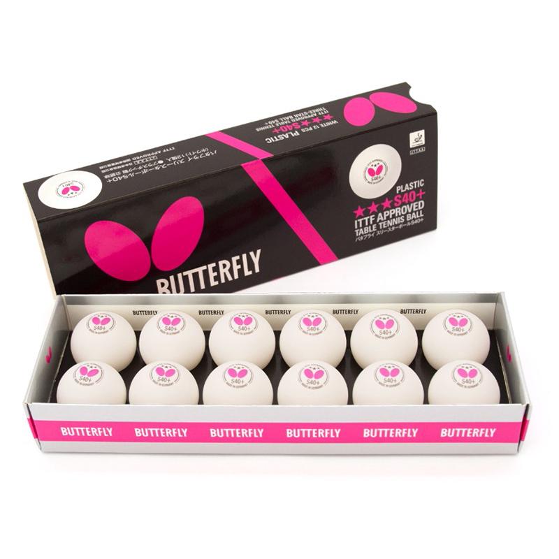 Мячи для настольного тенниса Butterfly 3*** S40+ 12 мячей купить в ...