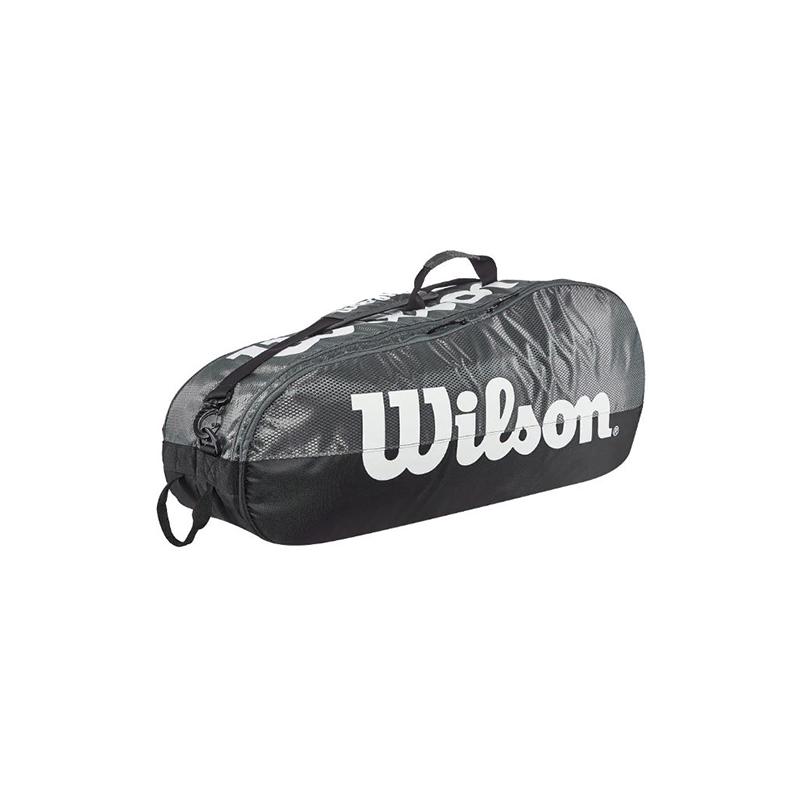 Теннисная сумка Wilson Team 2 Comp Grey на 6 ракеток купить в Москве в ...