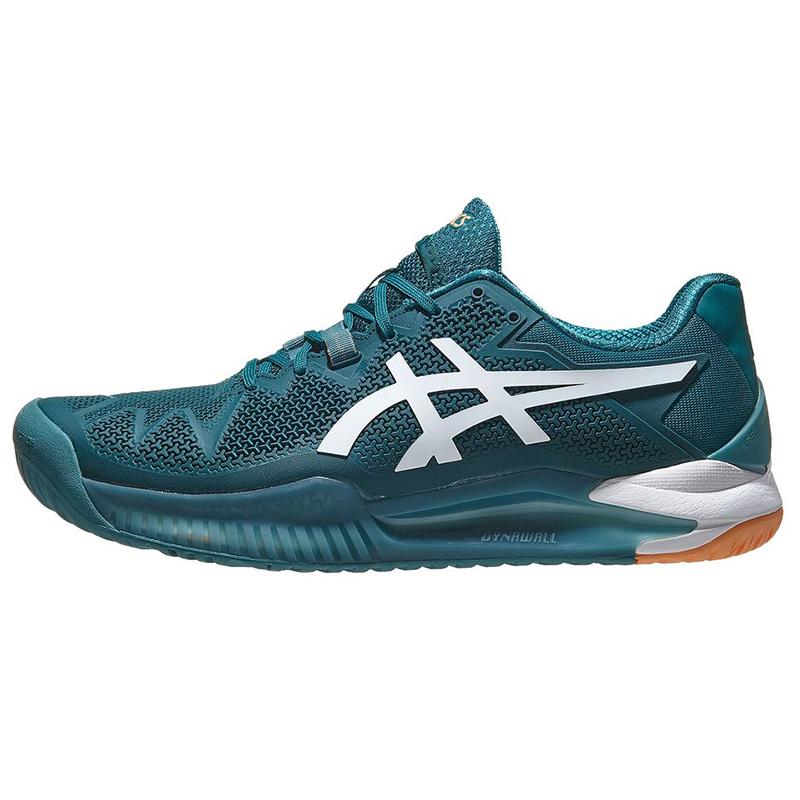 Теннисные кроссовки Asics Gel Resolution 8 Velvet Pine/White купить в ...